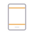 Phone colour line vector icon