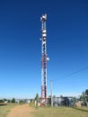 Phone communication tower Royalty Free Stock Photo