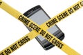 Phone Crime Scene Royalty Free Stock Photo