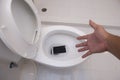 Phone fell in the toilet bow