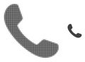 Phone Halftone Dotted Icon