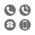 Phone icon vector. Call icon vector. mobile phone smartphone device gadget. telephone icon. Contact