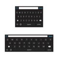 Phone Keyboards Set Royalty Free Stock Photo