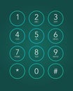 Phone keypad