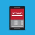 Phone Password Royalty Free Stock Photo