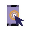 Phone pointer location marker