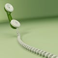 Phone reciever. 3d Royalty Free Stock Photo