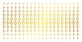 Phone Ring Golden Halftone Pattern Royalty Free Stock Photo