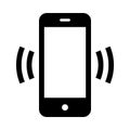 Phone sign. Smartphone ringing icon. Cellphone symbol Royalty Free Stock Photo