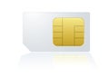 Phone sim Royalty Free Stock Photo