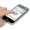 Phone touch icon Royalty Free Stock Photo