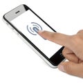 Phone touch icon Royalty Free Stock Photo