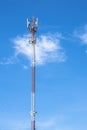 Phone tower and talecoms cell Royalty Free Stock Photo
