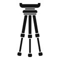 Phone tripod icon simple vector. Mobile camera stand Royalty Free Stock Photo
