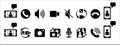 phone video call icon vector design. call button menu illustration. solid fill style. contains such icon as camera, switch,