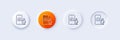 Phone video line icon. Smartphone application sign. Line icons. Vector