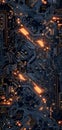 phone wallpaper and texture of maze of black circuit board