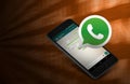 Phone, whatsapp connection Royalty Free Stock Photo