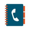 phonebook isolated icon design