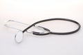 Phonendoscop on a white background. Close-up Royalty Free Stock Photo