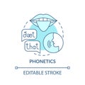 Phonetics concept icon