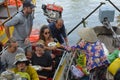 Tourists at Phong Dien Floating Market