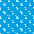 Phoropter pattern seamless blue