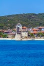 Phospfori tower in Ouranopolis, Mount Athos Royalty Free Stock Photo