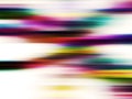 Phosphorescent rainbow lines, geometries, forms, colorful abstract background Royalty Free Stock Photo