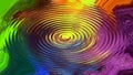 Background circles swirls rainbow lines soundwave waves wavy colours abstract design icon laser light funky patterns