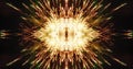 Photo of Abstract fireworks as background texture Royalty Free Stock Photo