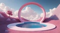 a photo of An abstract, geometric interpretation is generated using AI.