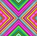 Abstract geometric pattern with mirrors Royalty Free Stock Photo