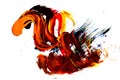 A photo of an abstract gouache painting Royalty Free Stock Photo