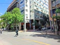 Photo of Academias Street near Kannigos Square in downtown Athens, Greece.