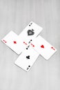 Photo of aces poker playing card Royalty Free Stock Photo