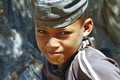 Photo of adorable young happy boy - african poor child Royalty Free Stock Photo