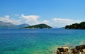 The Adriatic sea from Sipan Island Royalty Free Stock Photo