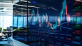 A photo of an advanced smart screen displaying realistic