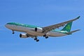 An Aer Lingus Airbus A330-200 Side View