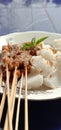 photo of aesthetic chicken satay, really suitable for those who want to make satay products