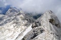 Triglav mountine peak Triglavski Narodni Park Royalty Free Stock Photo