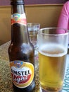 Photo of Amstel Light Beer Bottle Brand Auckland New Zealand