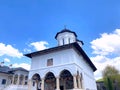 Aninoasa Monastery. Orthodox Christian church in Arges Romania. Religious site Royalty Free Stock Photo