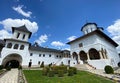 Aninoasa Monastery. Orthodox Christian church in Arges Romania. Religious site Royalty Free Stock Photo