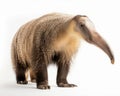 photo of anteater isolated on white background. Generative AI