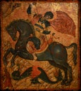 Antique icon of the Holy Great Martyr George the Victorious