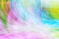 Photo Art, Bright Colorful Light Streaks Abstract Background