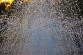 Photo as a background of drops of water fountain suitable for wallpaper summer refreshing beauty Royalty Free Stock Photo