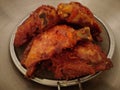 Asian food, crispy fried chicken